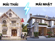 Nên Chọn Nhà mái Nhật hay mái Thái?